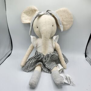 Elephant Plush Doll Radiant Expovision Noida stuffed Animal 14" Made in India